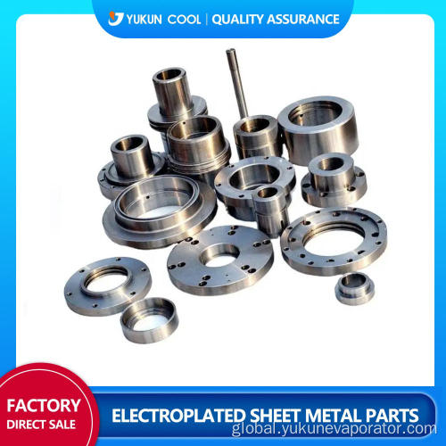 Bending Sheet Metal Parts Electroplated OEM Customized Sheet Metal Fabrication Manufactory